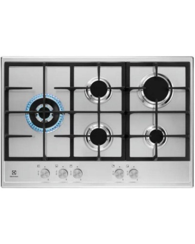 Газовая варочная панель Electrolux KGS7566SX