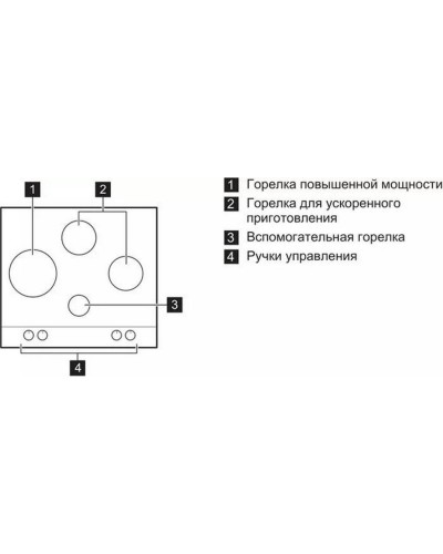 Газовая варочная панель Electrolux EGU96647LX