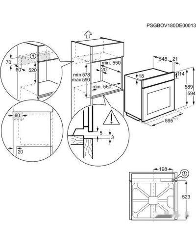 Духовой шкаф Electrolux EOD5C71X