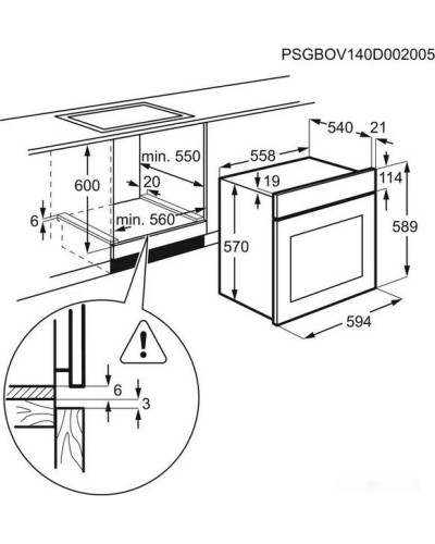 Духовой шкаф Electrolux EZF5C50V