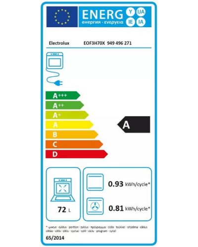 Духовой шкаф Electrolux EOF3H70X