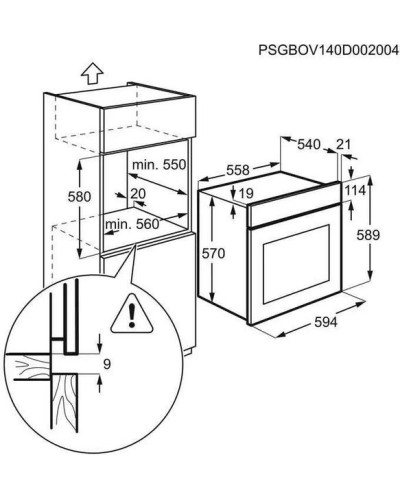 Духовой шкаф Electrolux EZF5C50X