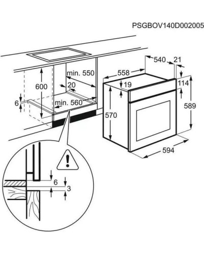 Духовой шкаф Electrolux EZF5C50X