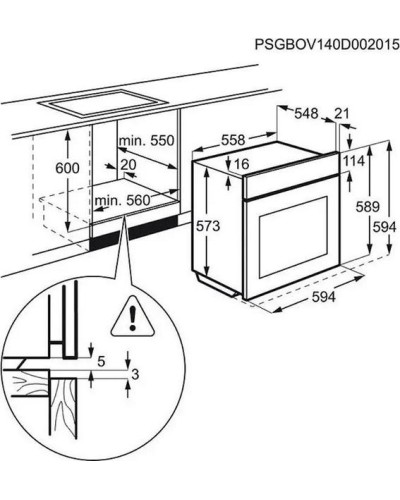 Духовой шкаф Electrolux EOB53434AK