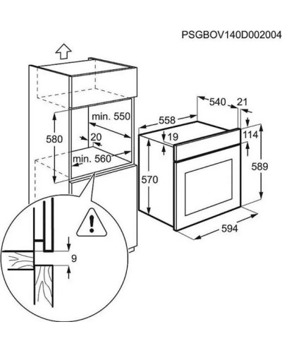 Духовой шкаф Electrolux EZB52430AX