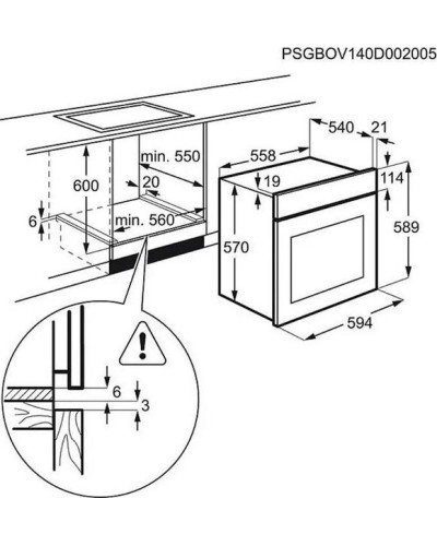 Духовой шкаф Electrolux EZB52430AX