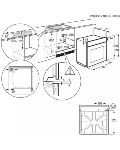 Духовой шкаф Electrolux EOC6H71X