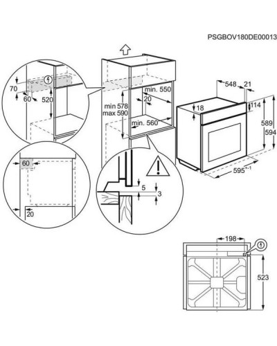 Духовой шкаф Electrolux EOC6H71X