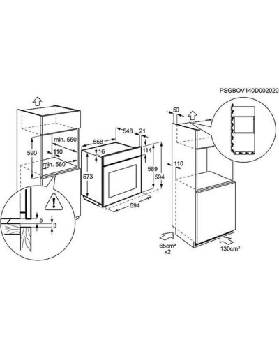 Духовой шкаф Electrolux EOG92102CX