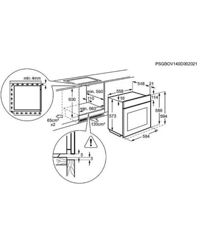 Духовой шкаф Electrolux EOG92102CX