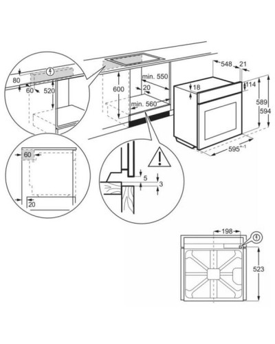 Духовой шкаф Electrolux OED3H50TW