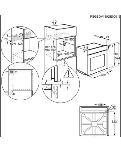 Духовой шкаф Electrolux EOA5654ANX