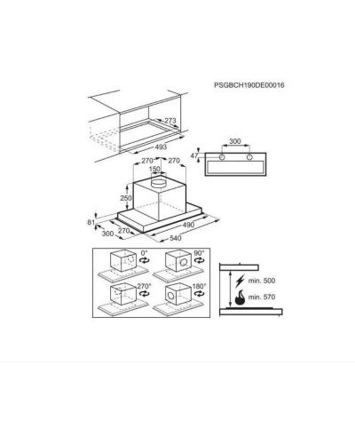 Кухонная вытяжка Electrolux LFG716W
