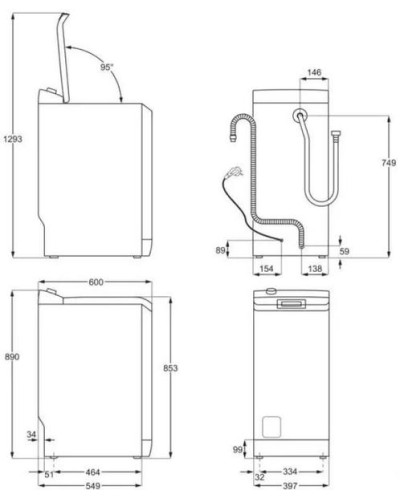 Стиральная машина Electrolux PerfectCare 600 EW6TN5261