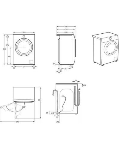 Стиральная машина Electrolux EW6S4R27W