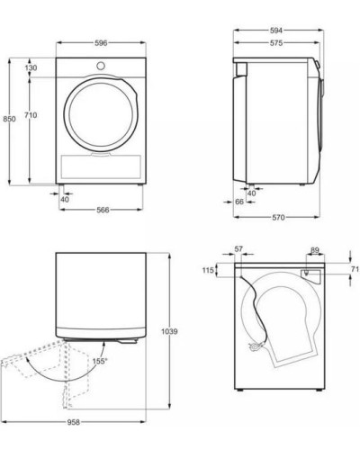 Сушильная машина Electrolux EW6CR527P